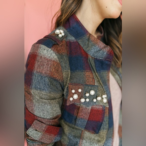 CAbi Multicolor Plaid Jacket - Picture 2 of 9